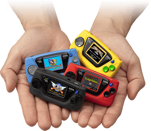 Sega Game Gear Micro Colors Red Blue Yellow Black