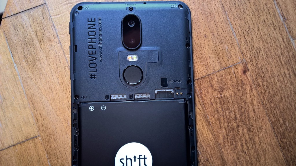 Shiftphone 6mq Fingerabdrucksensor Kamera Camera